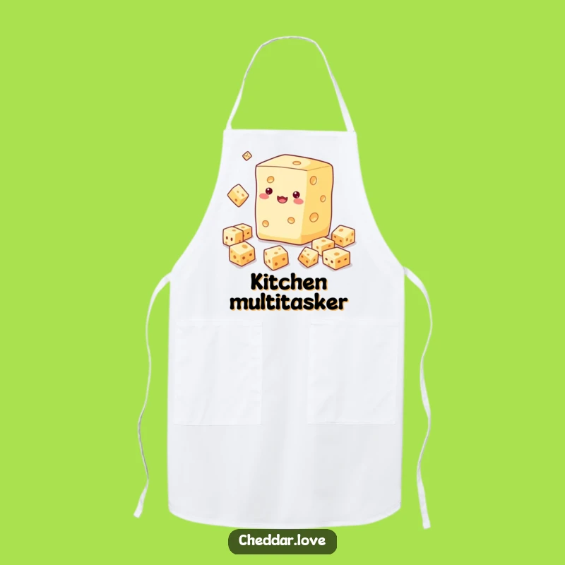 Funny Cheese Juggling Apron: Cook and Juggle Laughs in the Kitchen