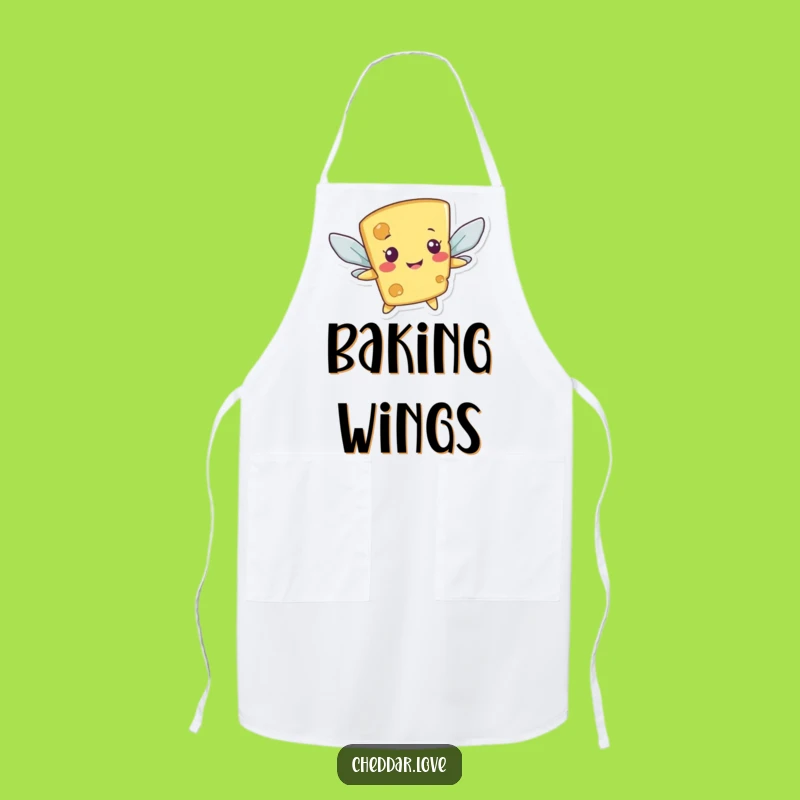 Funny Flying Cheese Apron: Cook with Ambitious Humor!