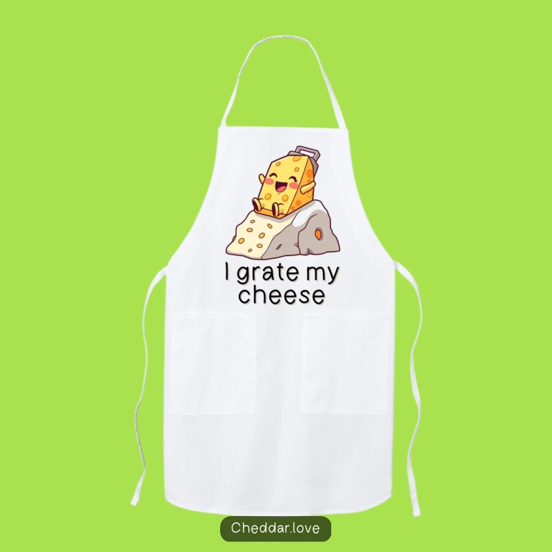 Funny Cheese Grater Slide Apron - Adds Fun to Kitchen Adventures