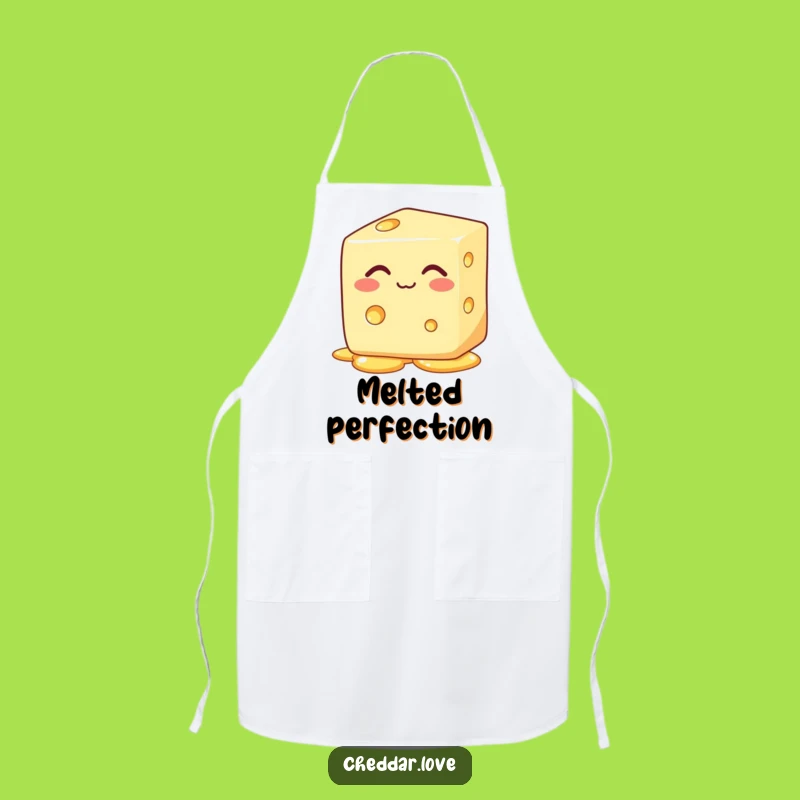 Funny Melting Cheese Apron: Cook with Cheesy Flair and Comfort