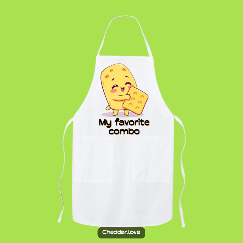 Funny Cheesy Hug Apron: Cook with Love, Perfect Humorous Kitchen Gift!