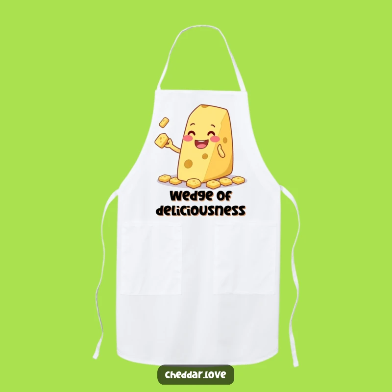 Funny Juggling Cheese Wedge Apron: Cook with Cheesy Performance Art