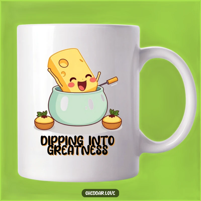 Funny Fondue Cheese Slice Mug: A Hilarious Gift For Cheese Lovers