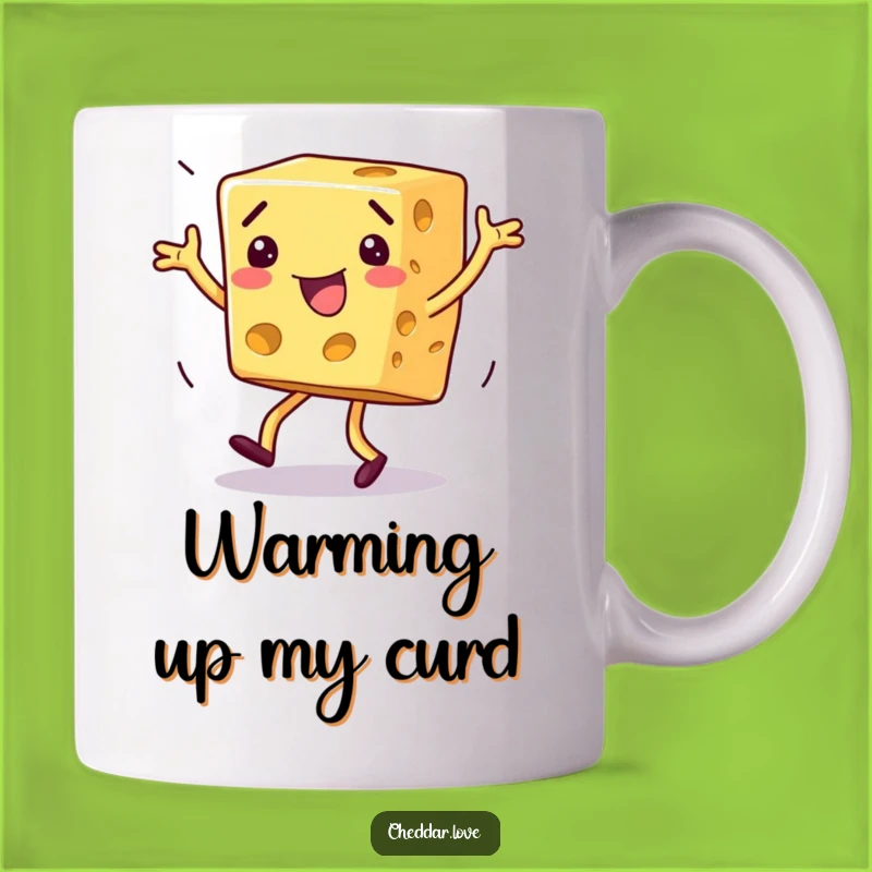 Funny Dancing Cheese Mug - Hilarious Gift for Cheese Lovers Who Love Fun