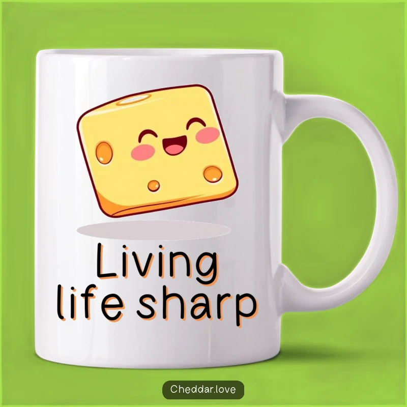 Funny Balancing Cheese Block Mug: A Hilarious Gift for Those Who Keep Their Balance