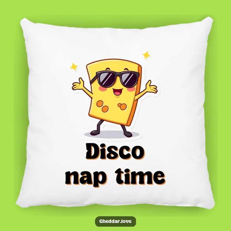 Funny Disco Cheese Pillow: Add Comfy Fun with this Hilarious Throw Pillow