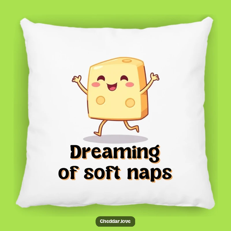 Funny Cheese Dance Pillow: Soft and Joyful Cushion, Great Funny Gift!