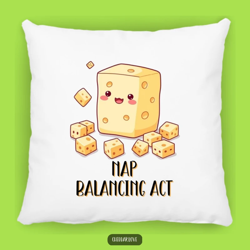 Funny Cheese Juggling Pillow: Add Comfy Cheer with this Hilarious Throw Pillow