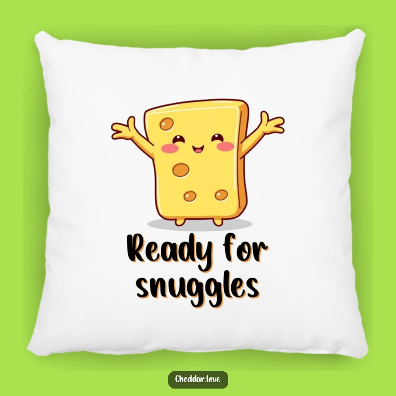 Funny Hugging Cheese Pillow: Cheesy Affection, Comfy & Hilarious Accent!