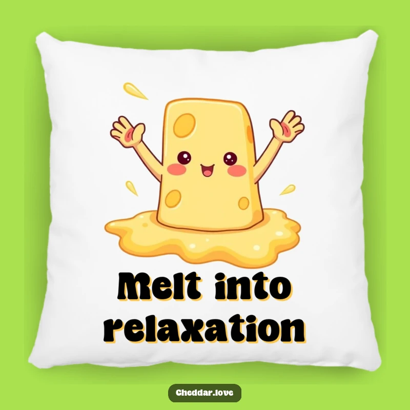 Funny Melted Cheese Pillow: Add Comfy Warmth with this Hilarious Throw Pillow