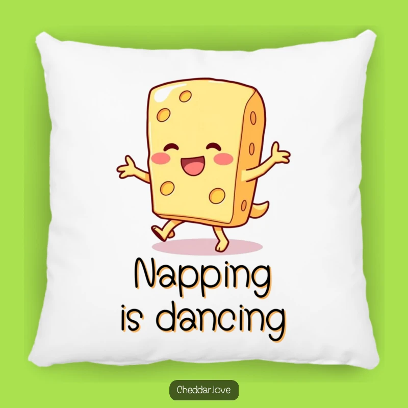 Funny Cheese Dance Pillow: Comfy Moves for Your Living Space!