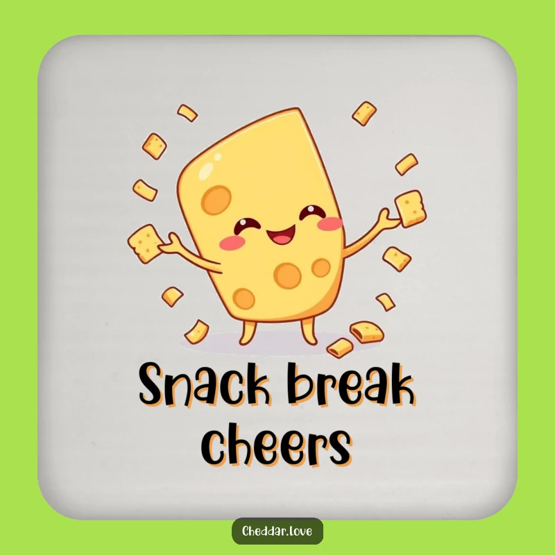Funny Juggling Cheese Coaster - Hilarious Table Protection Gift