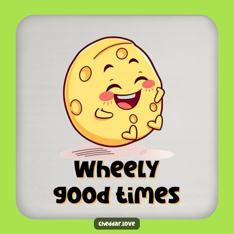 Funny Cheese Wheel Rolling Coaster - Protect Surfaces with Downhill Fun, Gift