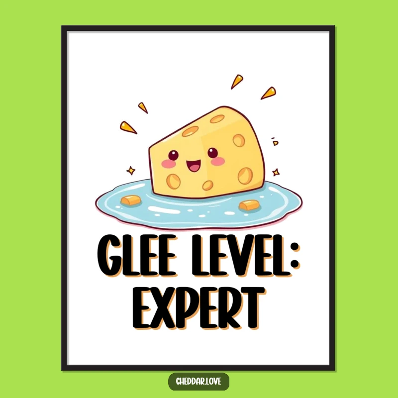 Funny Cheese Dive Poster: Hilarious Wall Art for Cheese Enthusiasts!