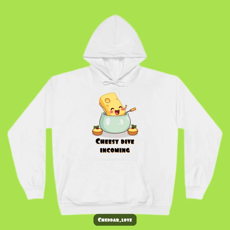 Cozy Funny Cheese Fondue Hoodie: Warmth Meets Whimsical Cheese