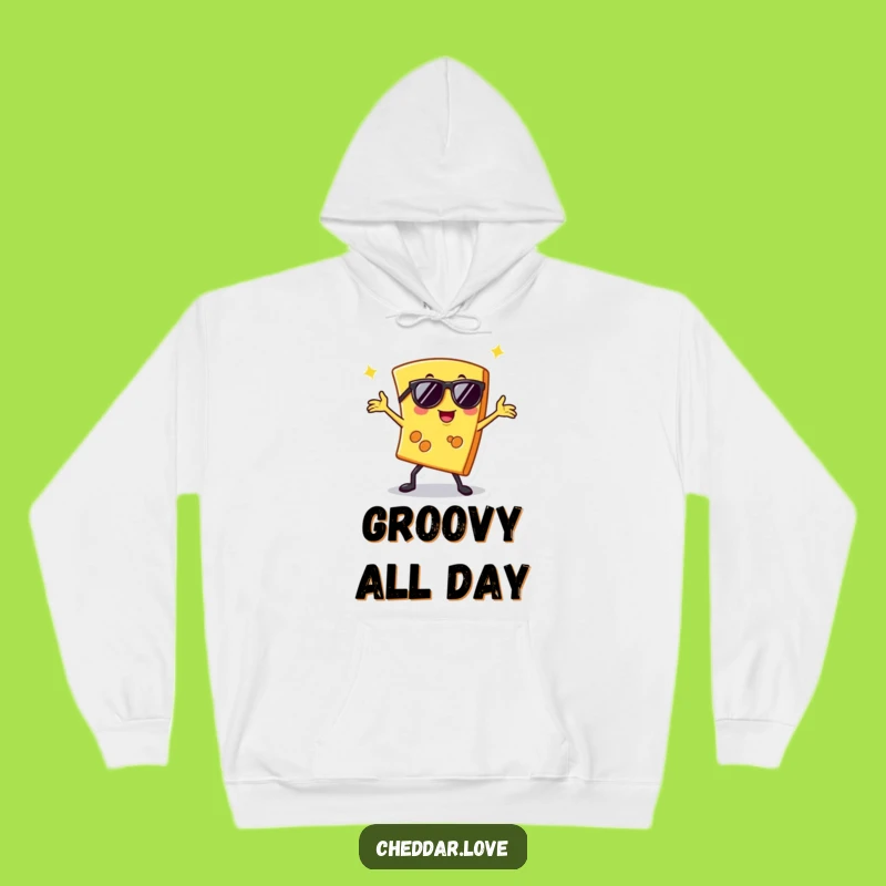 Cozy Funny Disco Cheese Hoodie: Stay Warm and Funky with this Hilarious Gift