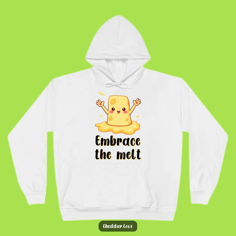 Cozy Funny Melted Cheese Hoodie: Stay Warm and Embrace the Gooey Fun