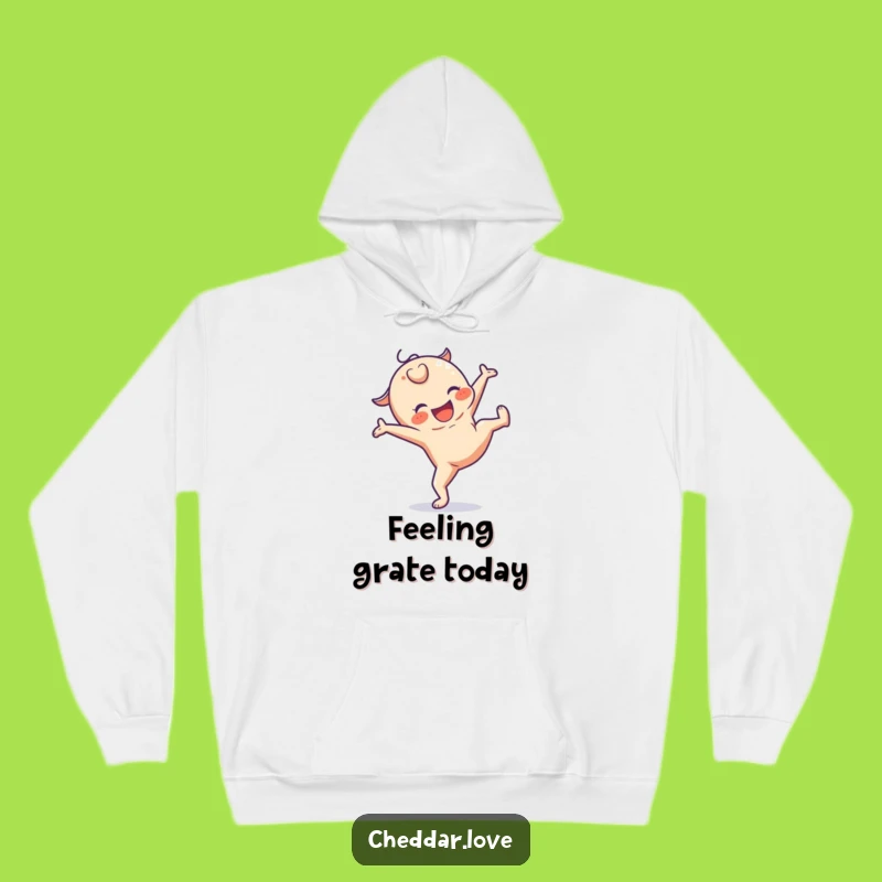 Cozy Funny Cheesy Cartwheel Hoodie: Warmth and Whimsy Combined