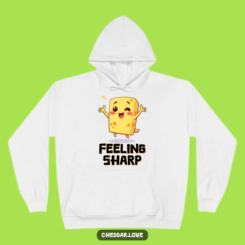 Funny Cheese Dance Hoodie: Cozy Humor for Foodies and a Comical Gift