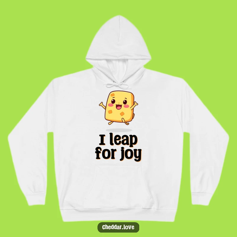 Funny Jumping Cheese Hoodie: Cozy Comfort Meets Cheesy Excitement, Ultimate Humorous Gift!