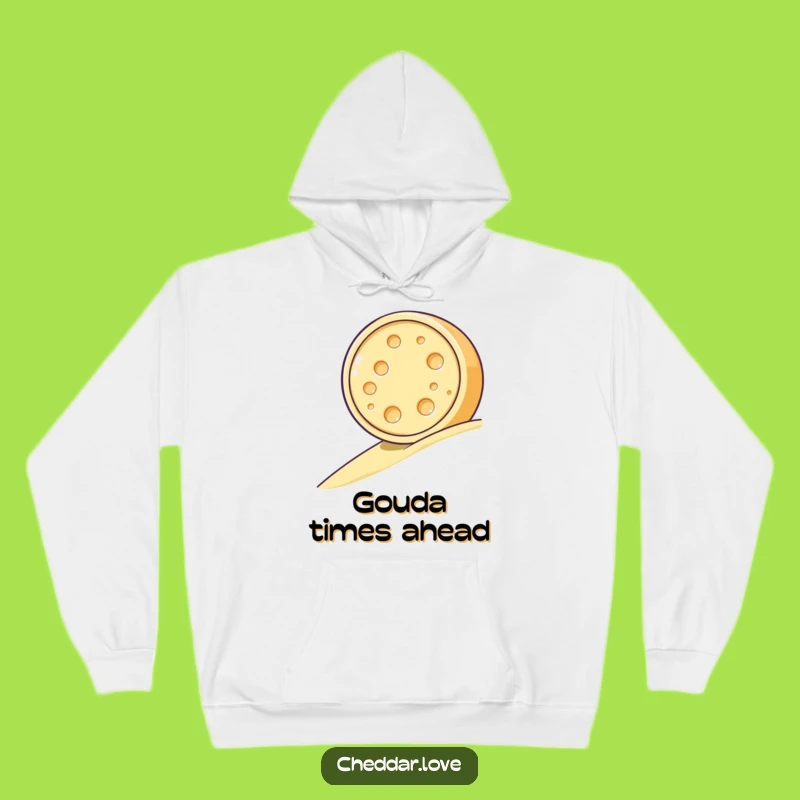 Funny Cheese Wheel Hoodie - Cozy and Hilarious Gift for All