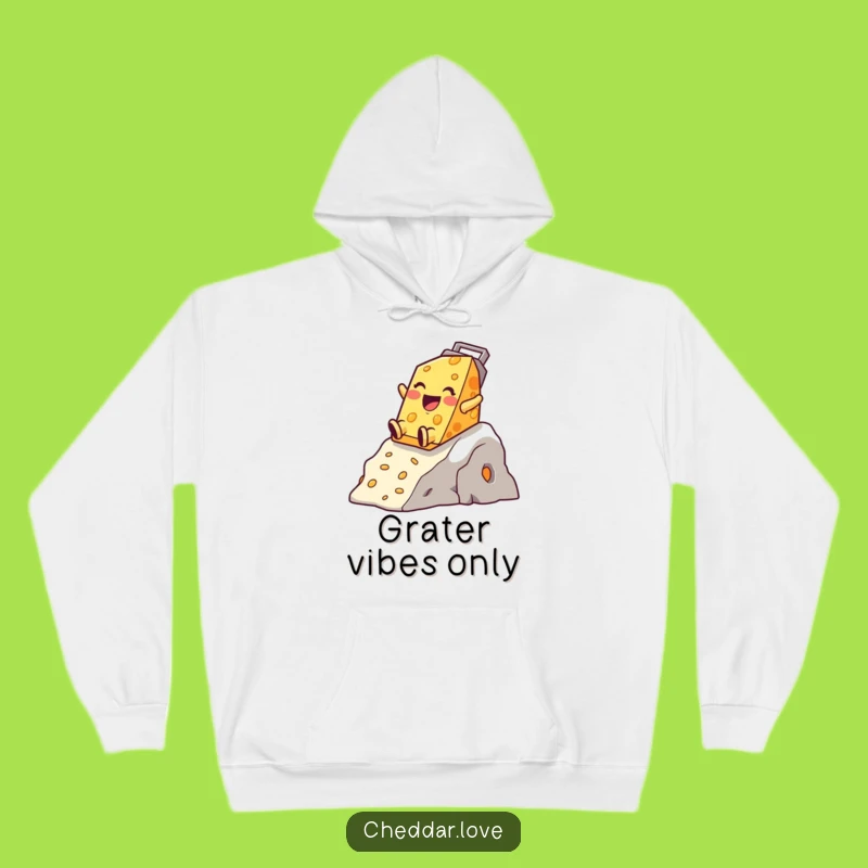 Funny Cheese Grater Slide Hoodie - Cozy & Hilarious Adventure Wear