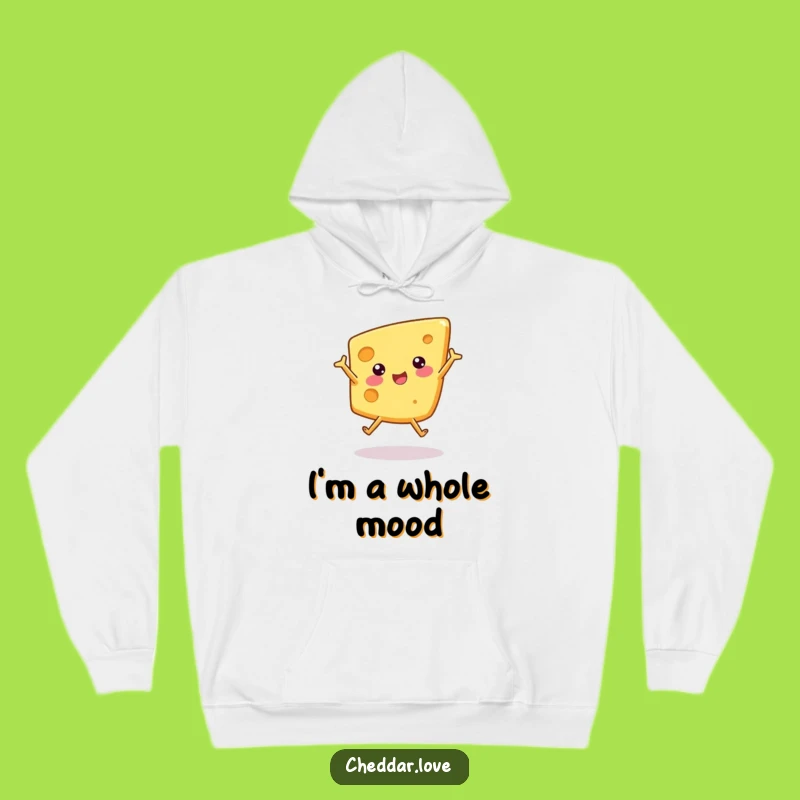 Cozy Funny Cheese Cartwheel Hoodie: Stay Warm and Laugh with this Hilarious Gift