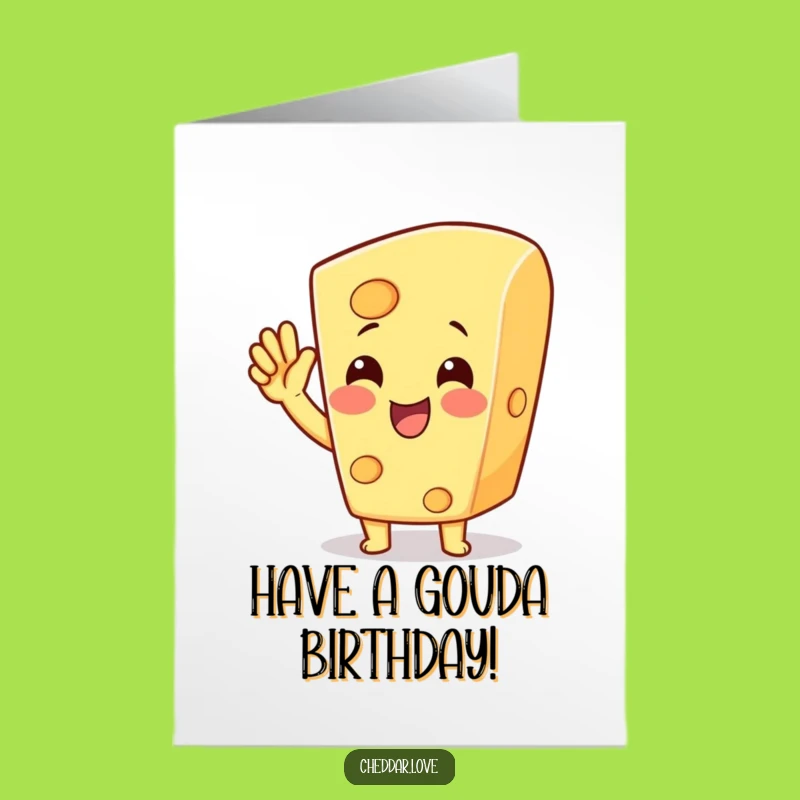 Free Printable Birthday Card: Cheesy Cheers - Funny Downloadable Gift for Laughs