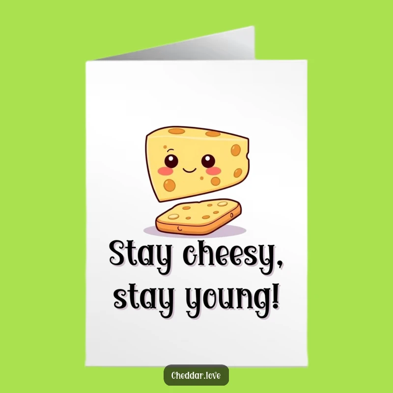 Free Printable Birthday: Cheesy Balance Humorous Downloadable Gift Card