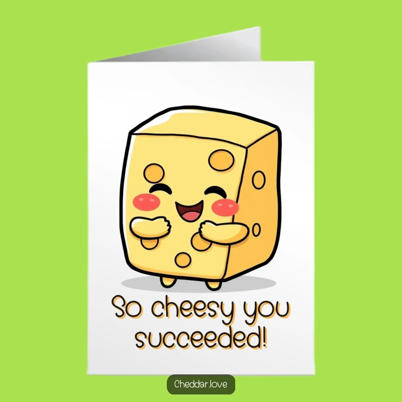 Free Printable Congrats Card: Cheesy Hug Gesture, Joyful DIY Gift
