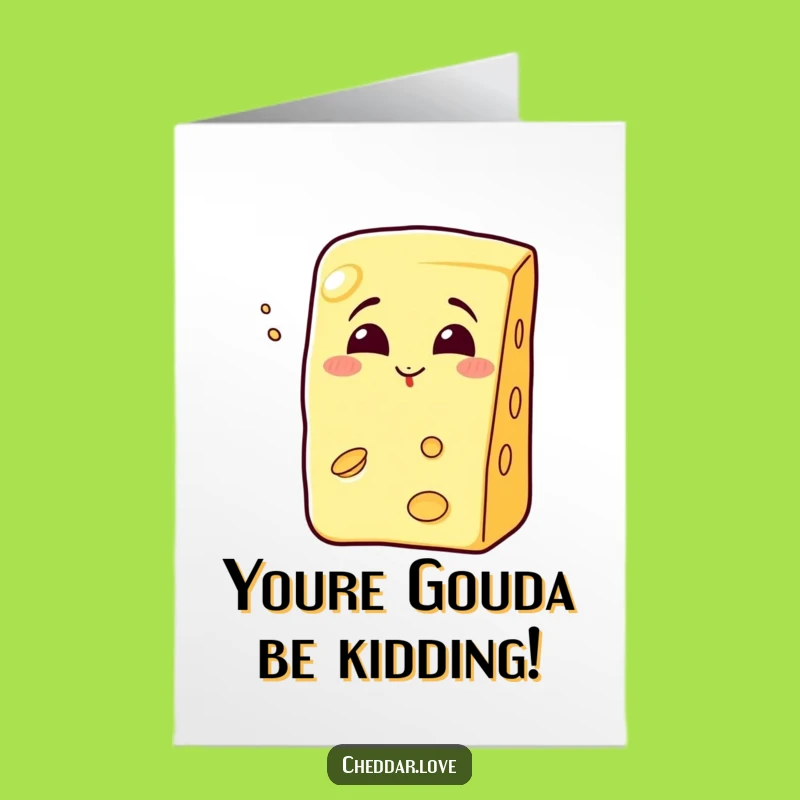 Free Printable Congrats Card: Cheesy Kiss - Funny Downloadable