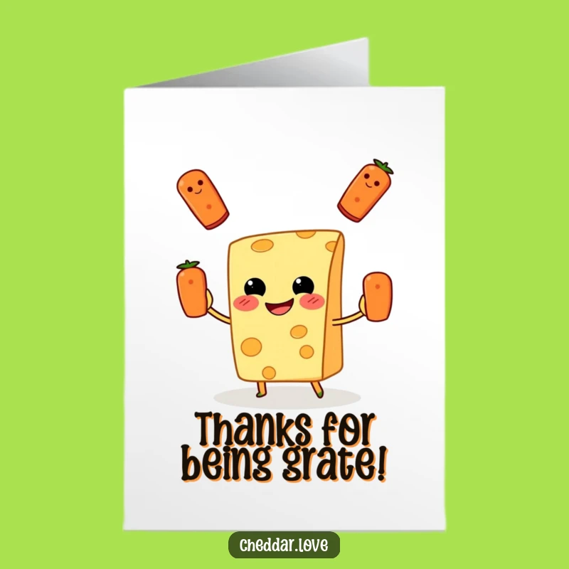 Free Printable Thank You Card: Cheesy Gratitude, Gleeful Pepperoni Thanks