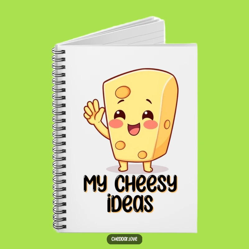 Funny Cheese Cheer Notebook - Journaling Celebration Gift For Writers