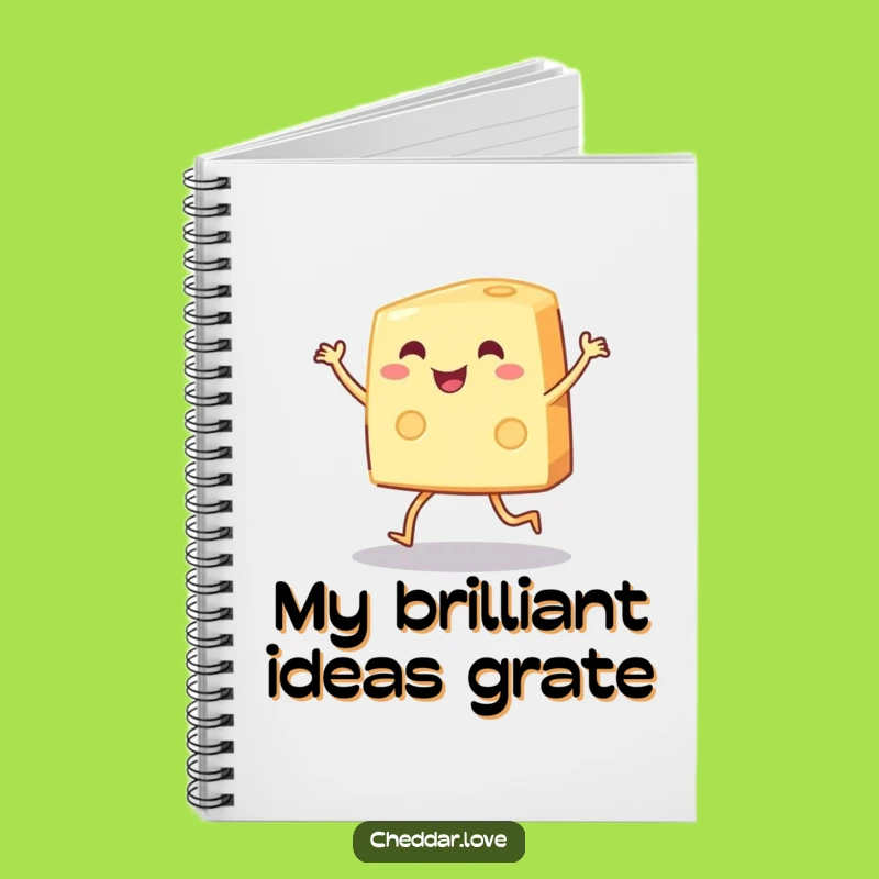 Funny Cheese Dance Notebook: Hilarious Journal for Your Thoughts, Perfect Funny Gift!