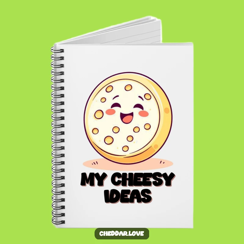 Funny Cheese Wheel Rolling Joy Notebook: Hilarious Foodie Journal Gift