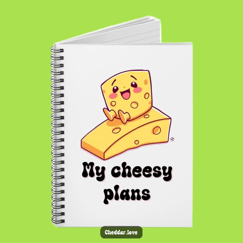 Funny Cheese Slide Notebook - Cheesy Notes, Perfect Funny Gift
