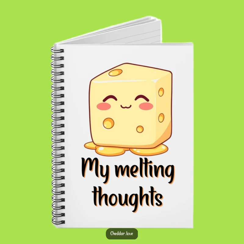 Funny Melting Cheese Notebook: Jot Down Ideas with Cheesy Wit