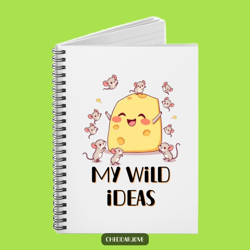 Funny Cheese Notebook: Juggling Mice - Hilarious Journal for Quirky Minds
