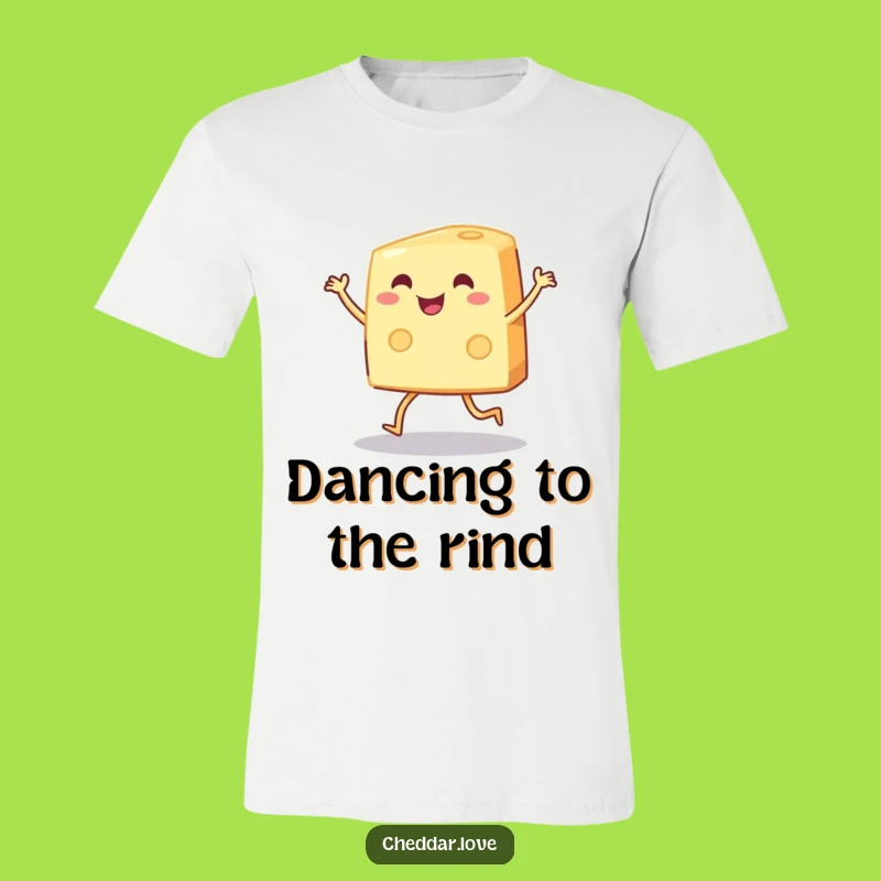 Funny Cheese Dance T-Shirt: Hilarious Dancing Cheese Tee, Quirky Funny Gift!