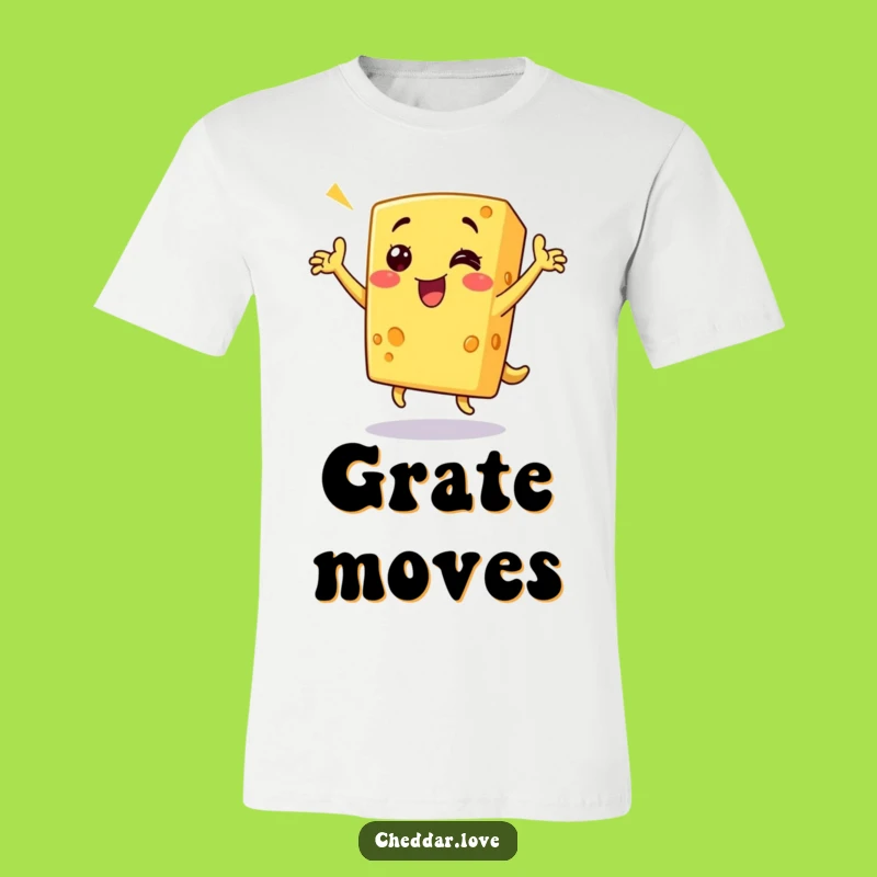 Funny Cheese Dance T-Shirt: Hilarious Foodie Tee for a Comical Gift