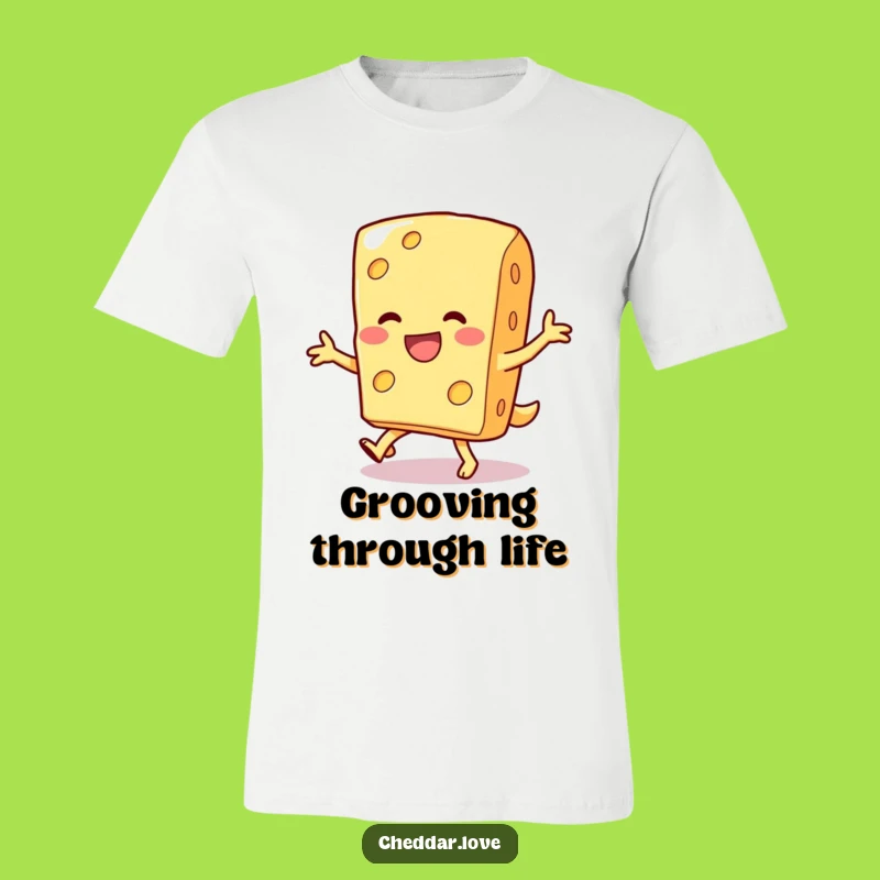 Funny Cheese Dance T-Shirt: Wear Your Silly Moves Proudly!