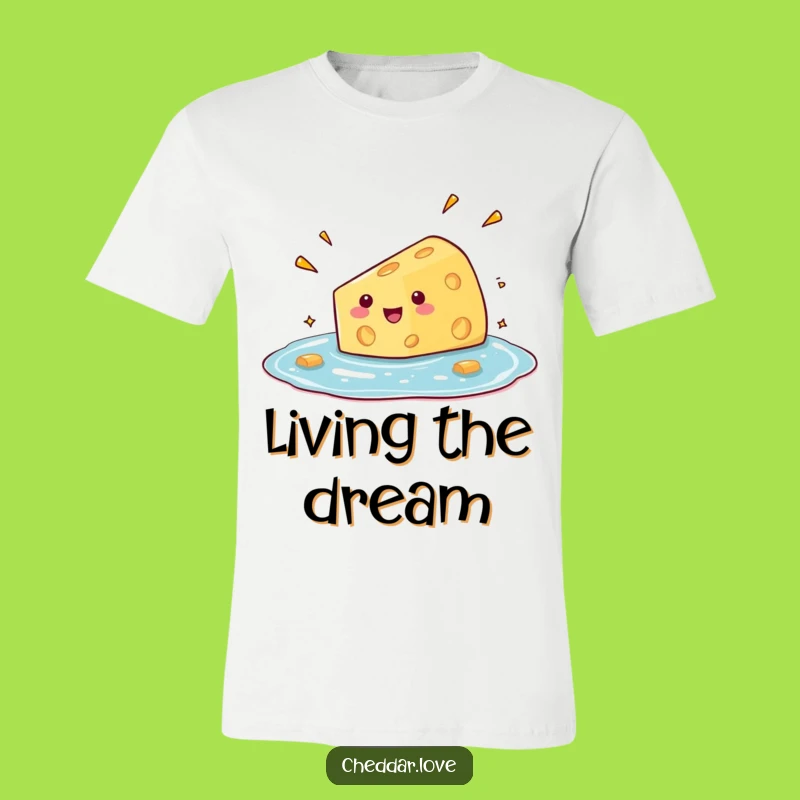 Funny Cheese Dive T-Shirt: Wearable Humor for Ultimate Cheese Fans!