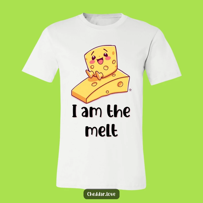 Funny Cheese Ramp Slide T-Shirt - Cheerful Dairy Fun, Great Funny Gift