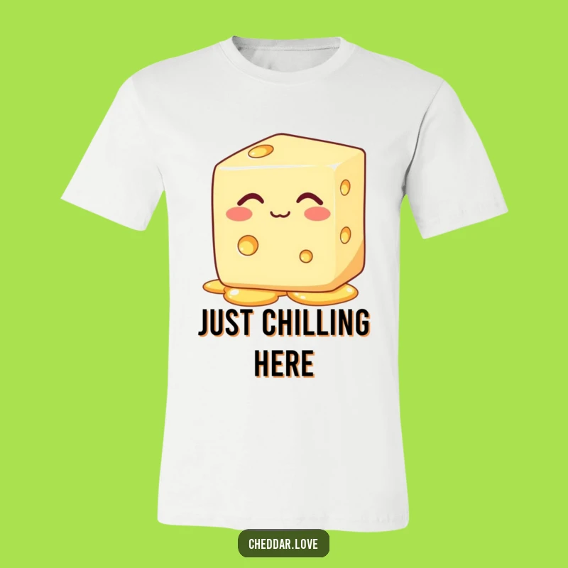 Funny Melting Cheese T-Shirt: Comfort Food Apparel, Perfect Humorous Gift
