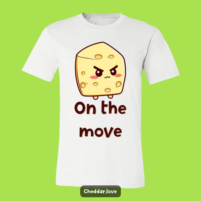 Funny Go-Getter Cheese Wedge T-Shirt: Bold Motivation for Your Everyday!