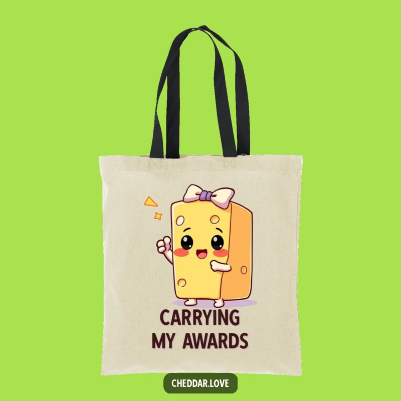 Funny Cheese Trick Star Tote Bag: Carry Your Talents with Style