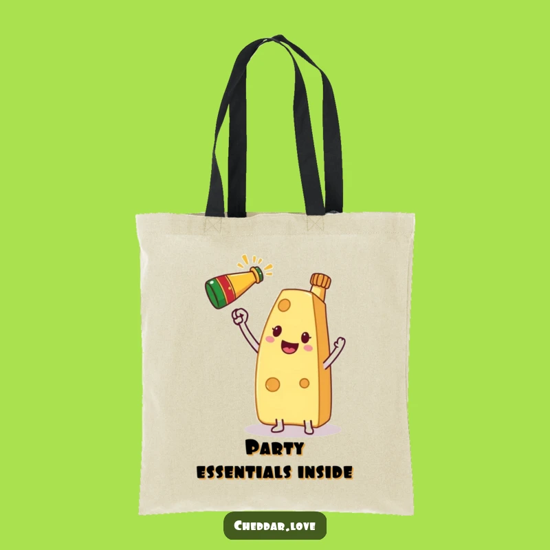 Funny Cheese Party Tote Bag: Carry Your Cheer, Great Humorous Gift for Celebrators!